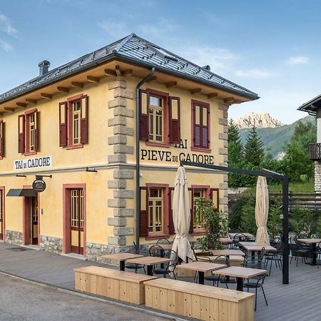 Alla Stazion Locanda Nelle Dolomiti Pieve di Cadore Bagian luar foto