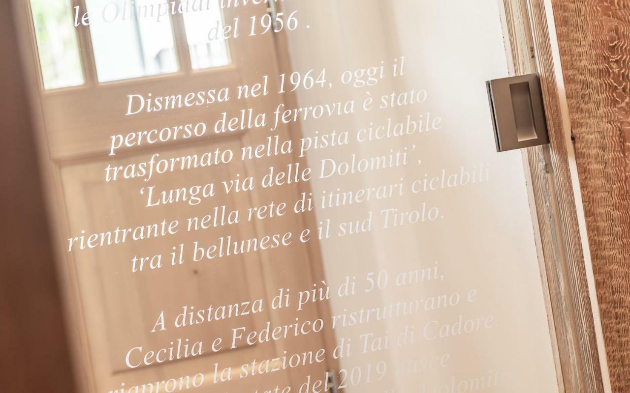Alla Stazion Locanda Nelle Dolomiti Pieve di Cadore Bagian luar foto